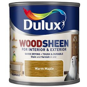 Лак-морилка на водной основе Dulux Woodsheen полуматовый Warm Maple (0,75л)